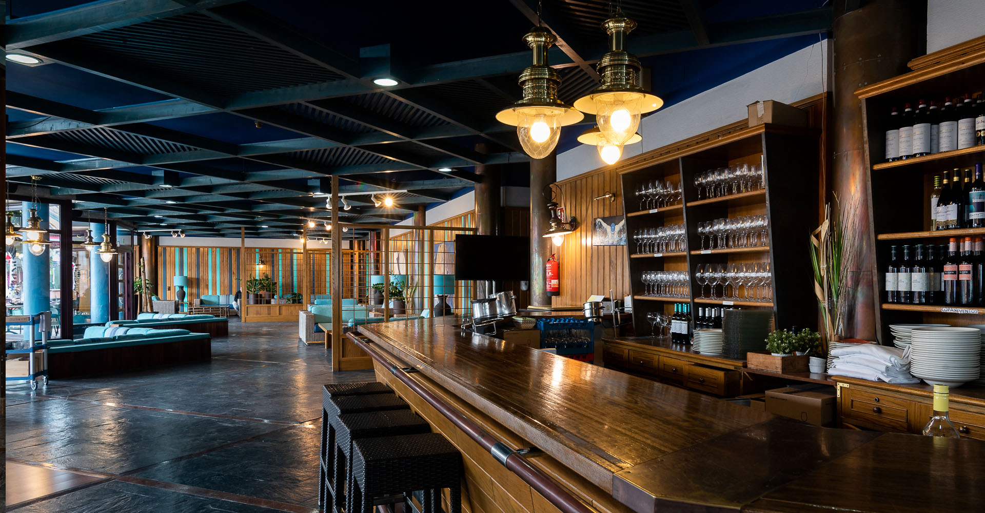 Interior del Club Marítimo Varadero