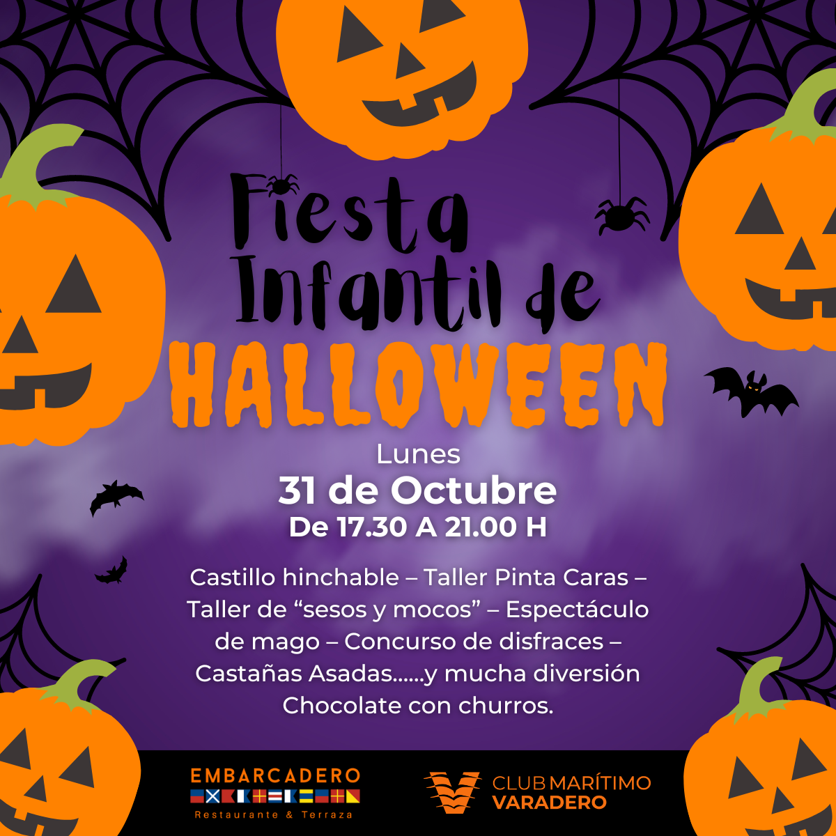 Cartel Fiesta de Halloween