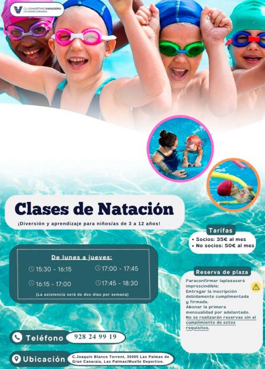 Clases de Natación - Club Marítimo Varadero