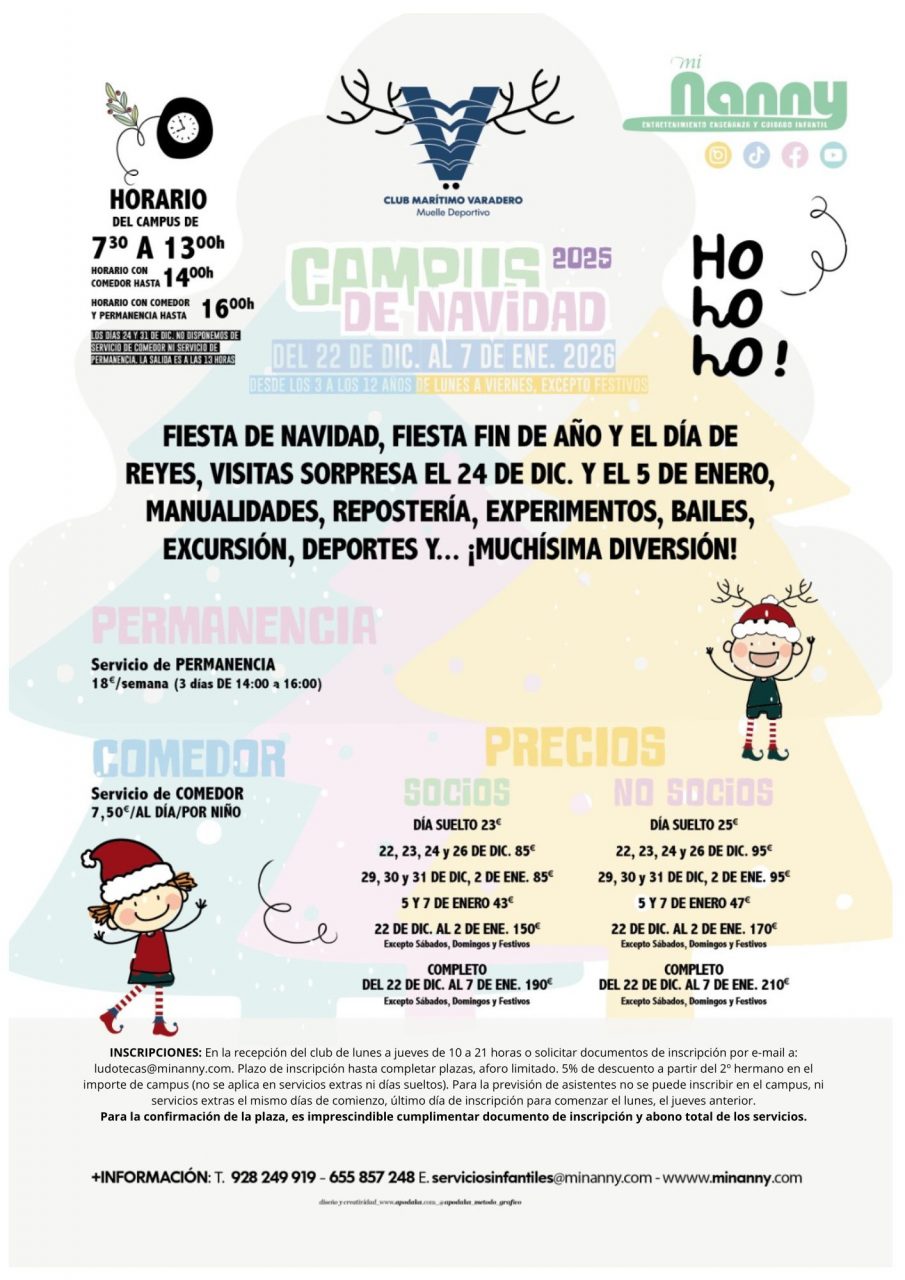 Campus Navidad 2025 - Club Marítimo Varadero