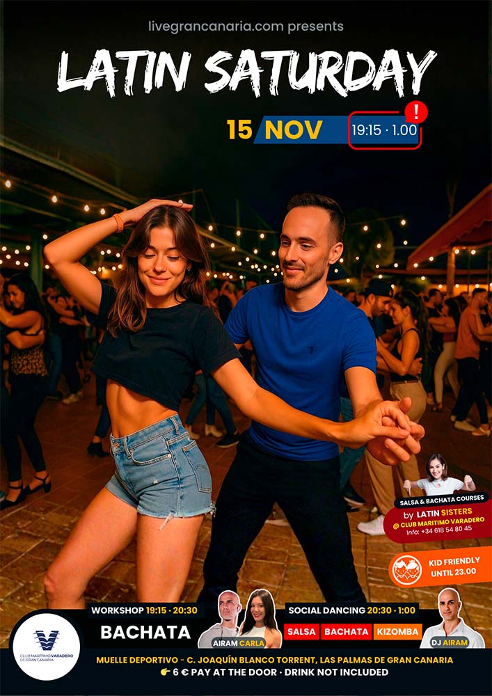 Latin Saturday 15 Noviembre - Club Marítimo Varadero