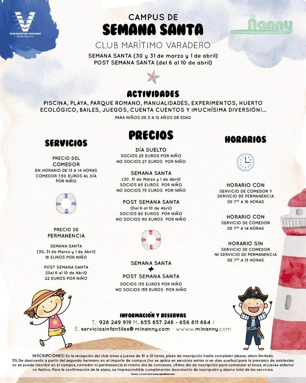 CARTEL CAMPUS SEMANA SANTA Y POST SEMANA SANTA 2026 CMV